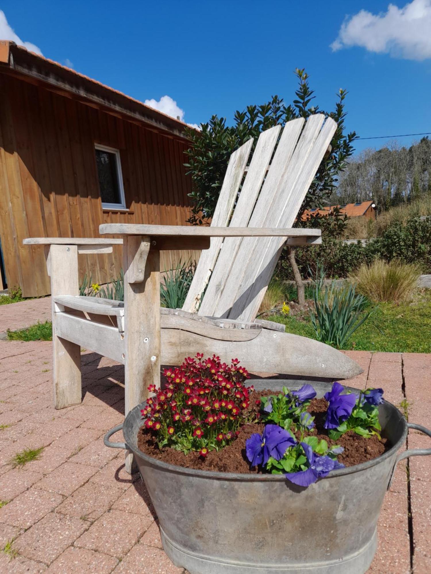 La Resiniere De Pirique Bed & Breakfast Parentis-en-Born Exterior foto